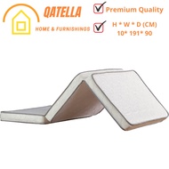 Qatella SUPERIOR COMFORT 3 Fold Mattress / Rebond Foam Foldable Single Mattress/ Tilam Lipat Bujang 