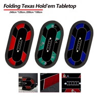 Foldable Texas Hold'em desktop Chip Chess Room Special Foldable Texas Poker Table