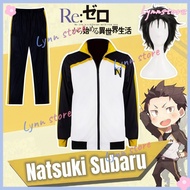 RE:ZERO Anime Cosplay Costume NATSUKI SUBARU Cosplay Jacket Wig Suit Anime Party Carnival Costume