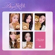Kpop FIFTY Day&Night K4 Cute Teddy Bear Card Postcard Collection Card