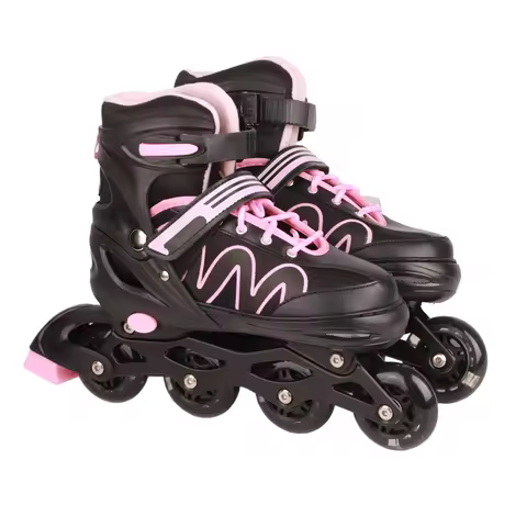 Adjustable Inline Skates Adult Fitness Skates Roller Skates for Boys Girls Beginners Men and Women I