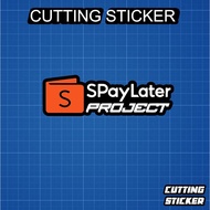 Pay Later Shoope Cutting Sticker - size 12 cm