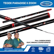 Tegek Pancing Zoom Dapat 3 Ukuran Carbon IM8 Kuat 360-450-540-630-720 | Paradise II Zoom | TZ