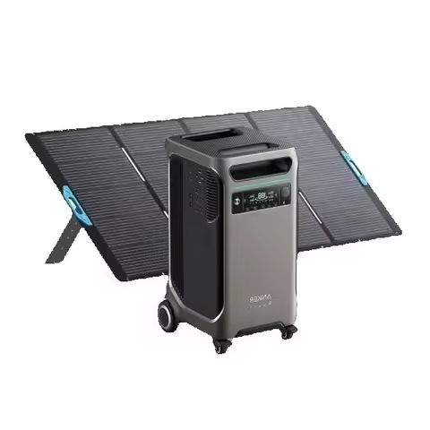 OFFER Anker SOLIX -F3800 Portable -Generator- Power Station with 400W Solar Panel