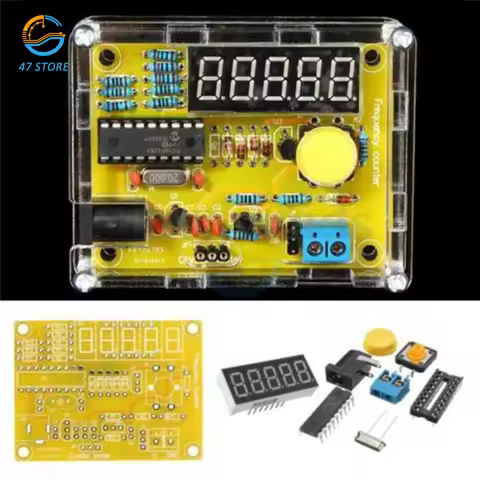DIY Kits 1Hz-50MHz Crystal Oscillator Frequency Meter Tester 5 digits display Digital Frequency Coun