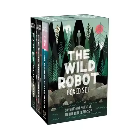 3BooksThe Wild Robot By Peter Brown Paperback Book in English