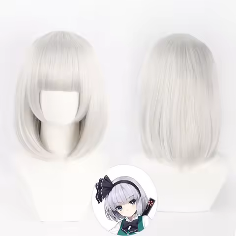 Anime Touhou Project Konpaku Youmu Cosplay Wig Konpaku Youmu Hair Wigs
