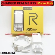Charger Realme R15 Micro Usb C2 C3 U1 C12 C11 C15 C17 4A VOOC Flash