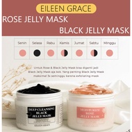 Eileen Grace Mosturize Rose Jelly Mask or Deep Cleansing Black Jelly Mask 300ml 妍霓丝玫瑰花瓣保湿晶冻&碳深层唤白黑冻膜