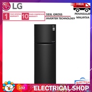Lg Refrigerator GN-C372SXCC 333L black steel Inverter GNC372SXCC  Fridge