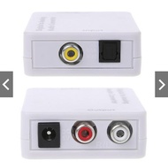 TV Optical SPDIF / Coaxial Digital to Analog Audio Converter Out