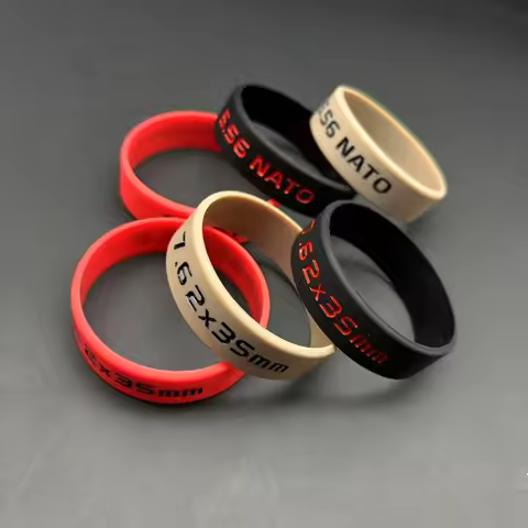 2PCS/Set 5.56/7.62Tactical Magazine Rubber Band for M4/M16 AR15 AK 47 74 Universal Hunting