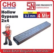 Besi Holo Profil 2 x 4 Rangka Atap / Hollow Gypsum / Baja Ringan 2x4