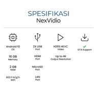 [Baru] Nex Vidio Android Box Receiver Smart Tv Digital Nex Parabola