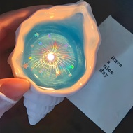 《海上烟火》Sea Fireworks Handmade Conch Shell Candle Gift for Women Birthday Aromatherapy Scented Candle 