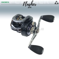 AlfaSport.Id HINOMIYA Flasher 201 Handle Baitcasting Fishing Reel Kiri Ratio 6.3:1 BC Casting Reel T