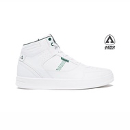 Aerostreet 37-44 Hoops High 2.0 Putih Putih Hijau Tua
