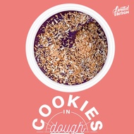 Edible Coconut Ube Cookie Dough | CookiesInDough