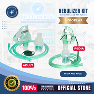 Indoplas Nebulizer Kit with Mask for Pedia  and Adult - Standard