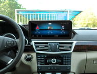 หน้าจอขนาดใหญ่ 123 นิ้ว ระบบนำทางในรถยนต์ Android สำหรับ Mercedes Benz E200 W212 E300 E260 E350 ติดต