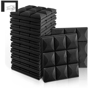 12 PCS Acoustic Foam Panels Soundproof Foam Wall Panels Studio Sound Proof Foam Panels Soundproofing