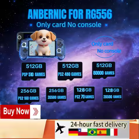 FOR ANBERNIC RG556 TF Card 512G Memory Card Plug&play Pre-install Retro Games 80000 Games Portable P