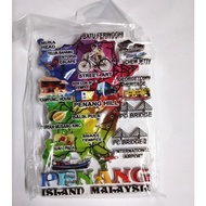 Penang island Map Souvenir Resin Fridge Magnet