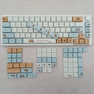 Pewarna Sublimasi Air Otter Tema Hewan Keycaps XDA Tinggi127Kunci PBT