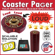 Premium Buzzer Food court Paging System Hawker Centre TD165 F&B Food Buzzer coaster Retekess