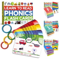 《BambinoTreePhonics》Flash Card - Learn to read and spell words，Color Coding Level - Educational flas