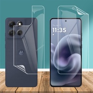 Ultra Thin Hydrogel Film For Motorola Moto G86 G75 G100 Pro 5G Clear Soft TPU Front Back Full Cover 