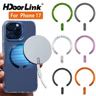 Hdoorlink Magnetic Metal Plate Ring For IOS 17/16/15/14 Wireless Charger Sticker Round Magnet Patch