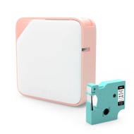 Phomemo D1600 手持式標籤打印機 - 白粉色 | 切刀安全鎖 | 小巧便攜