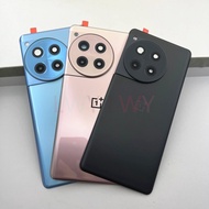 For OnePlus Ace 3 / 12R Back Cover Battery Glass Rear Door Housing Case 1+ 12R  With Camera Lens Rep