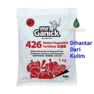 Baba Melon Fruiting Vegetable Fertilizer 3kg Organic 426 Baja Organik Buah Melon Sayur Berbuah有机结果肥料