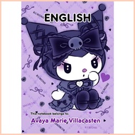 § ✿ ✢ SANRIO PERSONALIZED NOTEBOOKS 50 LEAVES KUROMI  WRITING COMPOSITION SPIRAL