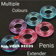 [Ready Stock] Male Erection Cock Ring Cock Extender Delay Orgasm Fuller Erection Vibrating Ring