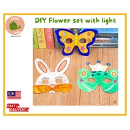 DIY Kids Coloring animal Eye Mask / Mewarna Topeng / Kindergarden Craft/ Kids Budak DIY/Children Fun