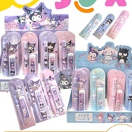 Sanrio Mechanical pencil + HB pencil filling per set Sanrio Mechanical pencil + refill Sanrio motif 