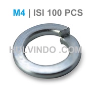 M4 GALVANIZED SPRING WASHER | Contents 100 pcs
