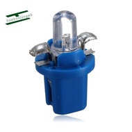 10Pcs LED Bulb Meter Dash B8-5D T5 Lamp with Holder Blue Tuning Auto Car Light