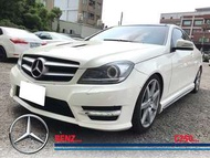 【全額貸】二手車 中古車 2012年 C250 1.8白 黑內裝 全景AMG