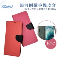 U24 U24Pro U23 U23Pro U20 U Ultra Galaxy HTC Side Flip Phone Leather Case