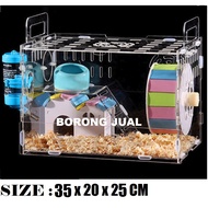 FULL ACCESSORIES【Free Gift】Habitrail Hamster House / Home / Cage Single Story