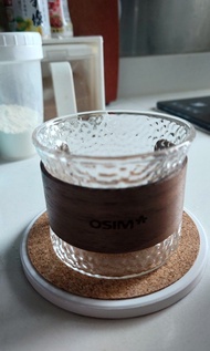 OSIM 和風玻璃杯連陶瓷杯墊 (全新)