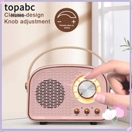TOP Mini Radio Portable Classical Music FM Receiver With MIC