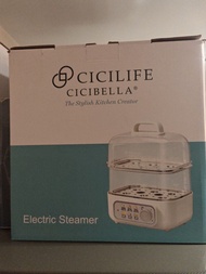 Cicilife Cicibella 雙層電動蒸鍋 蒸煮器