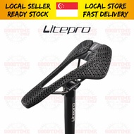 Litepro TPU 3D Print Saddle Honeycomb Structure Ergonomic Design Saddle Bicycle Bike Seat
