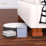 MXBEAUTY Furniture Leg Pad 4pcs Wear-resisting Anti-slip Mute Mat Anti Noisy Bed Riser