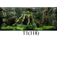 [Free Stickers+Stickers] 3d fish tank stickers in many sizes (60x40, 80x40, 80x50, 90x50, 100x50...)